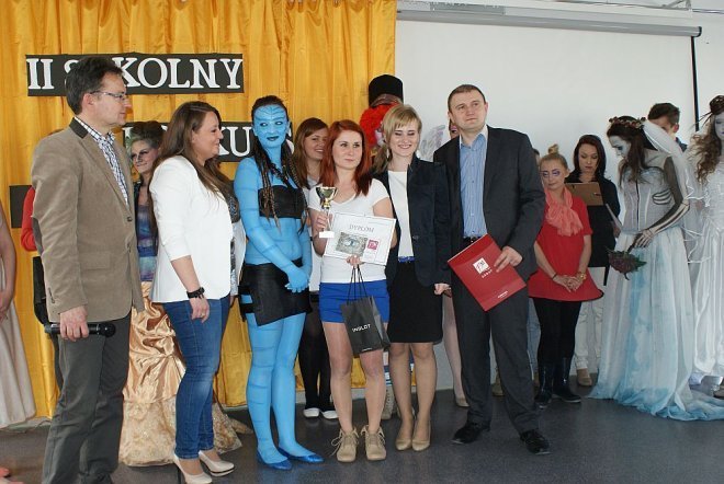 Konkurs Makijażu w Zespole Szkół Zawodowych nr 2 w Ostrołęce [20.04.2013] - zdjęcie #72 - eOstroleka.pl