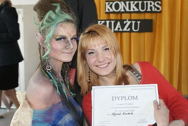 Konkurs Makijażu w Zespole Szkół Zawodowych nr 2 w Ostrołęce [20.04.2013] - zdjęcie #75 - eOstroleka.pl