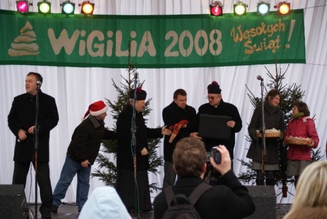 Wigilia Miejska (20.12.2008) - zdjęcie #64 - eOstroleka.pl