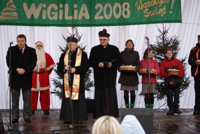 Wigilia Miejska (20.12.2008) - zdjęcie #60 - eOstroleka.pl