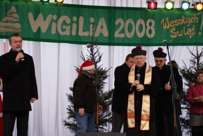 Wigilia Miejska (20.12.2008) - zdjęcie #12 - eOstroleka.pl