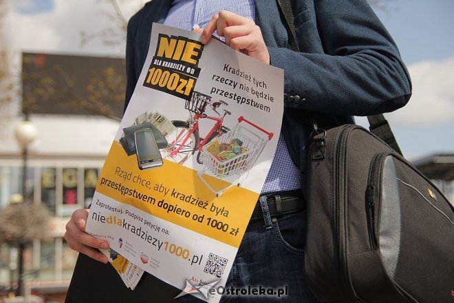 Pikieta NIE dla kradzieży od 1000 złotych [25.04.2013] - zdjęcie #4 - eOstroleka.pl