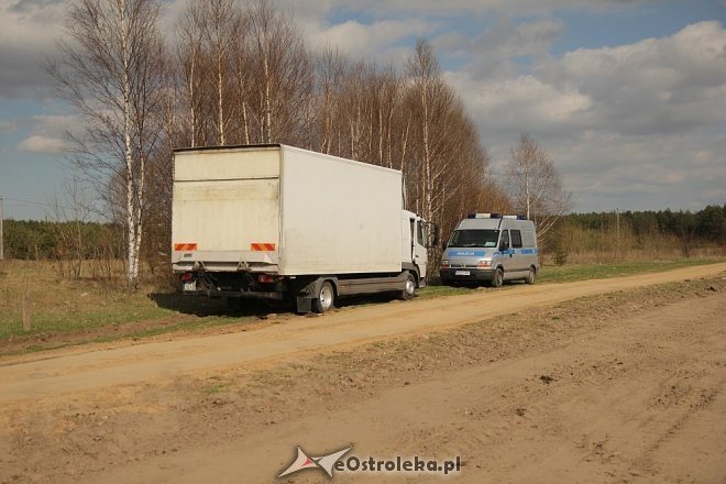 DK 61: Dwie ciężarówki zderzyły się w miejscowości Teodorowo [25.04.2013] - zdjęcie #7 - eOstroleka.pl
