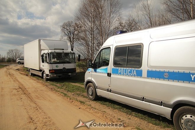 DK 61: Dwie ciężarówki zderzyły się w miejscowości Teodorowo [25.04.2013] - zdjęcie #13 - eOstroleka.pl