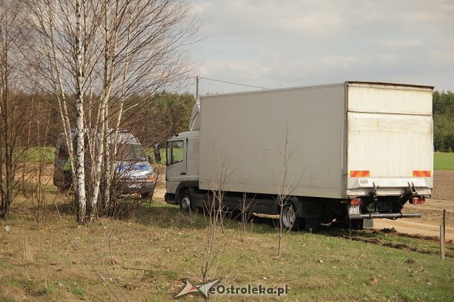 DK 61: Dwie ciężarówki zderzyły się w miejscowości Teodorowo [25.04.2013] - zdjęcie #19 - eOstroleka.pl