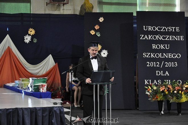 Uroczyste zakończenie roku szkolnego w III LO w Ostrołęce [25.04.2013] - zdjęcie #60 - eOstroleka.pl