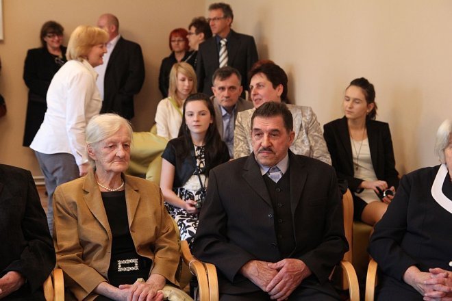 Złote Gody mieszkańców Ostrołęki [26.04.2013] - zdjęcie #57 - eOstroleka.pl