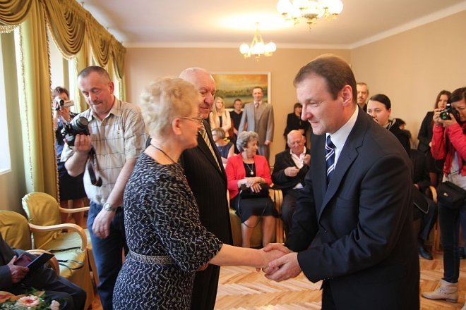 Złote Gody mieszkańców Ostrołęki [26.04.2013] - zdjęcie #38 - eOstroleka.pl