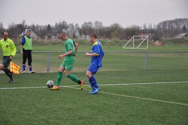 Liga okręgowa: Korona HiD Ostrołęka - GKS Strzegowo (27.04.2013) - zdjęcie #14 - eOstroleka.pl
