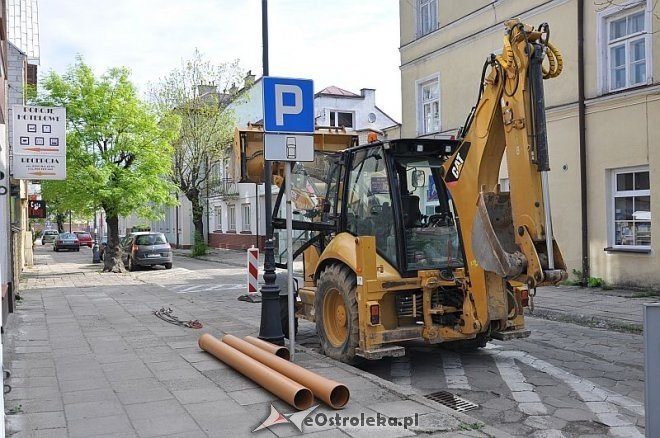 Starówka: Utrudnienia w ruchu drogowym [16.05.2013] - zdjęcie #3 - eOstroleka.pl