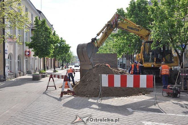 Starówka: Utrudnienia w ruchu drogowym [16.05.2013] - zdjęcie #1 - eOstroleka.pl
