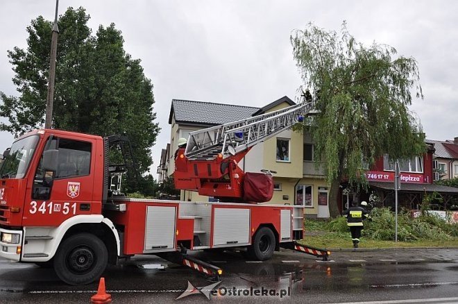 Straż Pożarna: Usuwanie zwisającego konaru [21.06.2013] - zdjęcie #20 - eOstroleka.pl