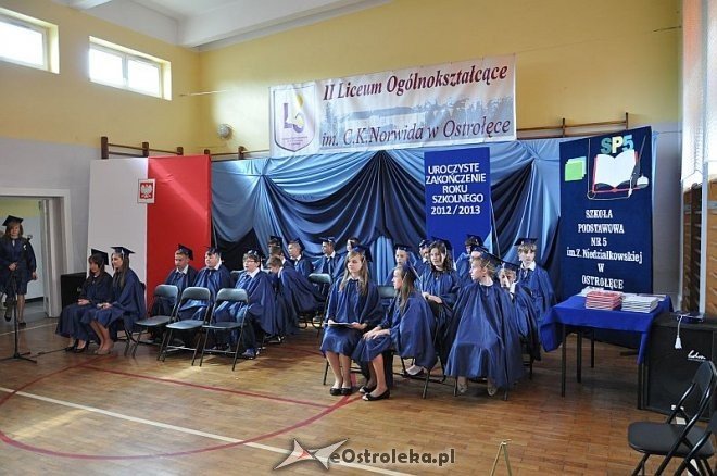 Uroczyste zakończenie roku szkolnego w Szkole Podstawowej nr 5 - zdjęcie #5 - eOstroleka.pl