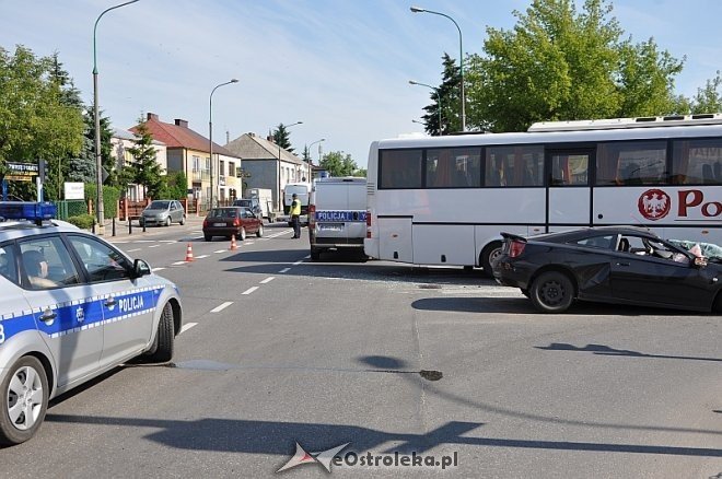 Wypadek na skrzyżowaniu ul. Bogusławskiego i ul. Piłsudskiego [05.07.2013] - zdjęcie #9 - eOstroleka.pl