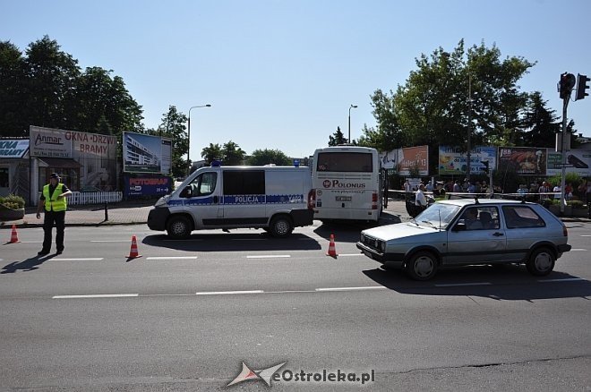 Wypadek na skrzyżowaniu ul. Bogusławskiego i ul. Piłsudskiego [05.07.2013] - zdjęcie #11 - eOstroleka.pl