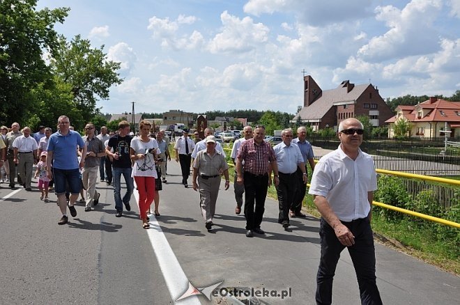 Uroczyste otwarcie mostu Łęgu Starościńskim i prawie 23 km dróg w gminie Lelis [05.07.2013] - zdjęcie #15 - eOstroleka.pl
