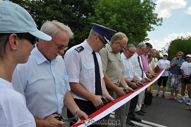 Uroczyste otwarcie mostu Łęgu Starościńskim i prawie 23 km dróg w gminie Lelis [05.07.2013] - zdjęcie #34 - eOstroleka.pl