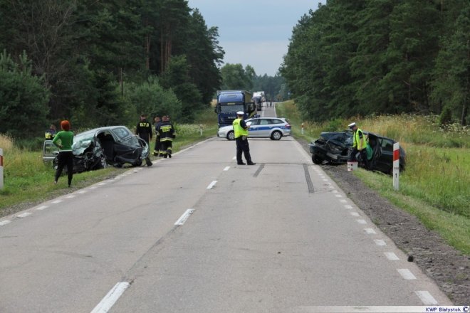 Kozińce: Śmiertelny wypadek na drodze krajowej 65 - zdjęcie #6 - eOstroleka.pl