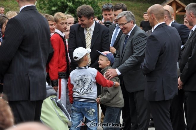 Bronisław Komorowski spotkał się z samorządowcami w Baranowie [23.07.2013] - zdjęcie #36 - eOstroleka.pl
