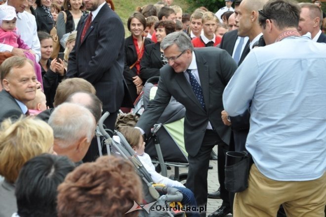 Bronisław Komorowski spotkał się z samorządowcami w Baranowie [23.07.2013] - zdjęcie #34 - eOstroleka.pl