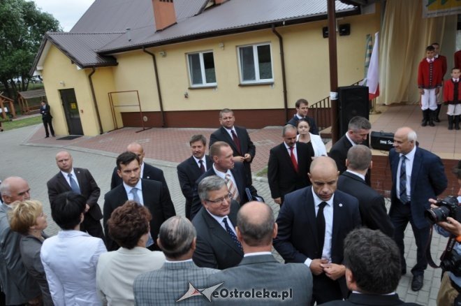 Bronisław Komorowski spotkał się z samorządowcami w Baranowie [23.07.2013] - zdjęcie #32 - eOstroleka.pl