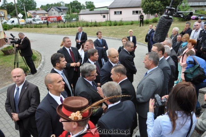 Bronisław Komorowski spotkał się z samorządowcami w Baranowie [23.07.2013] - zdjęcie #17 - eOstroleka.pl