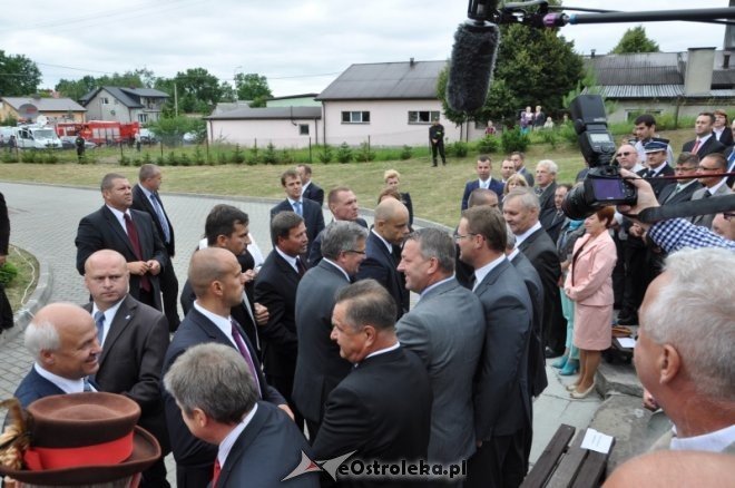 Bronisław Komorowski spotkał się z samorządowcami w Baranowie [23.07.2013] - zdjęcie #13 - eOstroleka.pl