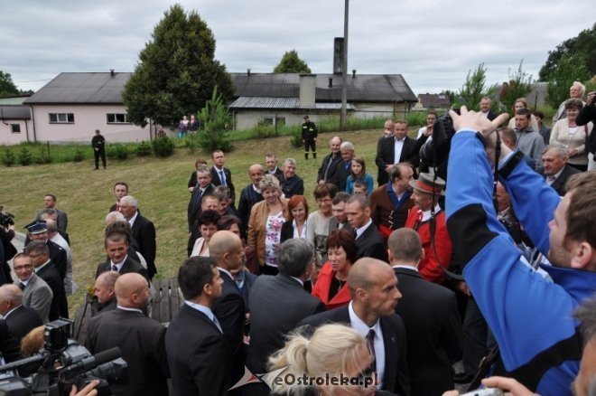 Bronisław Komorowski spotkał się z samorządowcami w Baranowie [23.07.2013] - zdjęcie #9 - eOstroleka.pl