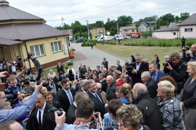Bronisław Komorowski spotkał się z samorządowcami w Baranowie [23.07.2013] - zdjęcie #4 - eOstroleka.pl