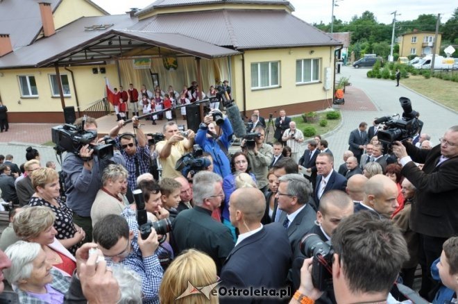 Bronisław Komorowski spotkał się z samorządowcami w Baranowie [23.07.2013] - zdjęcie #28 - eOstroleka.pl