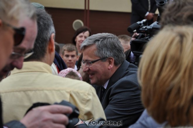 Bronisław Komorowski spotkał się z samorządowcami w Baranowie [23.07.2013] - zdjęcie #14 - eOstroleka.pl