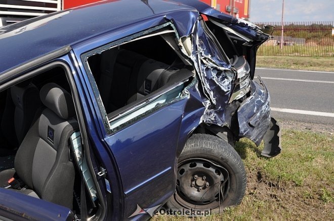 Kolizja z udziałem tira [12.08.2013] - zdjęcie #12 - eOstroleka.pl