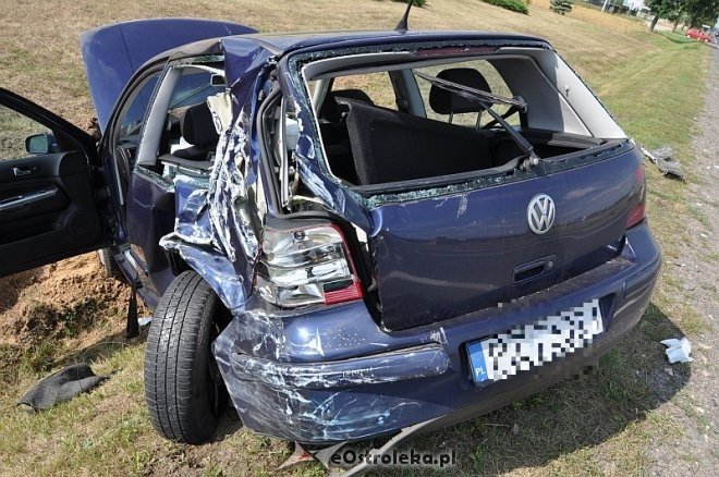 Kolizja z udziałem tira [12.08.2013] - zdjęcie #8 - eOstroleka.pl