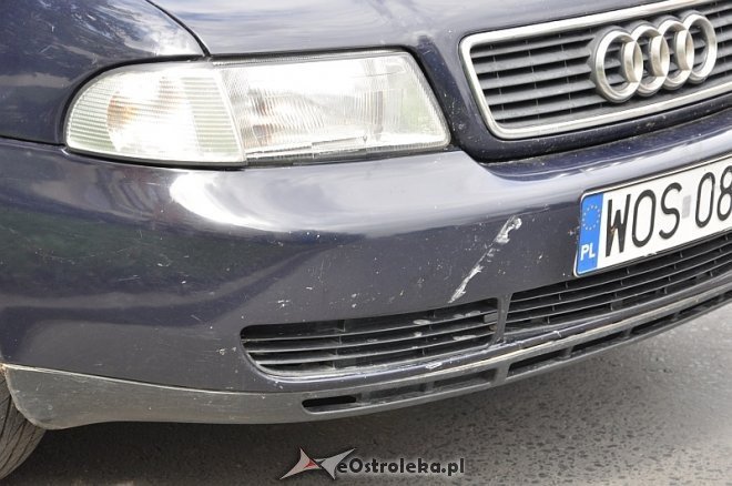 Ostrołęka: Kierowca audi zagapił się na karetkę i potrącił rowerzystę [22.08.2013] - zdjęcie #4 - eOstroleka.pl