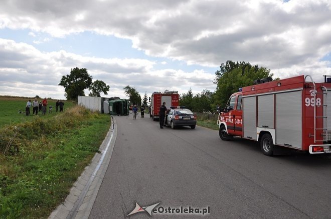 Pasieki: Wypadek z udziałem dwóch tirów [26.08.2013] - zdjęcie #2 - eOstroleka.pl