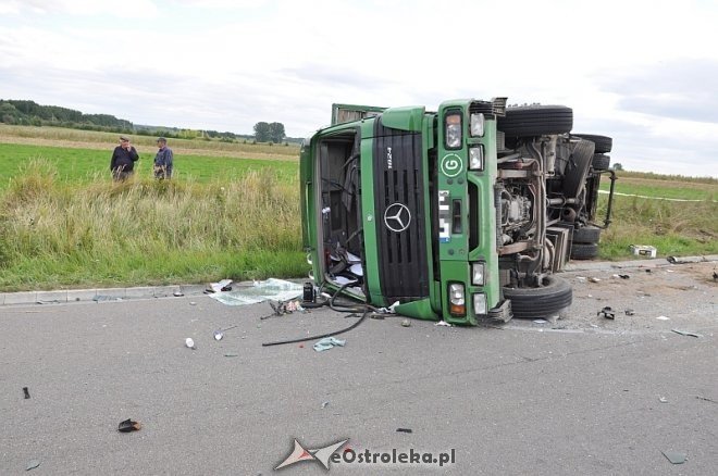 Pasieki: Wypadek z udziałem dwóch tirów [26.08.2013] - zdjęcie #7 - eOstroleka.pl