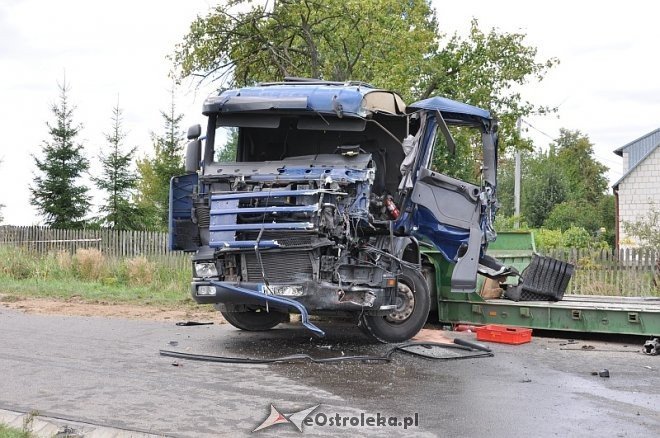 Pasieki: Wypadek z udziałem dwóch tirów [26.08.2013] - zdjęcie #14 - eOstroleka.pl