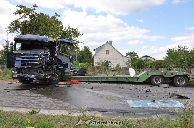 Pasieki: Wypadek z udziałem dwóch tirów [26.08.2013] - zdjęcie #15 - eOstroleka.pl