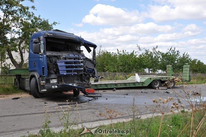 Pasieki: Wypadek z udziałem dwóch tirów [26.08.2013] - zdjęcie #17 - eOstroleka.pl