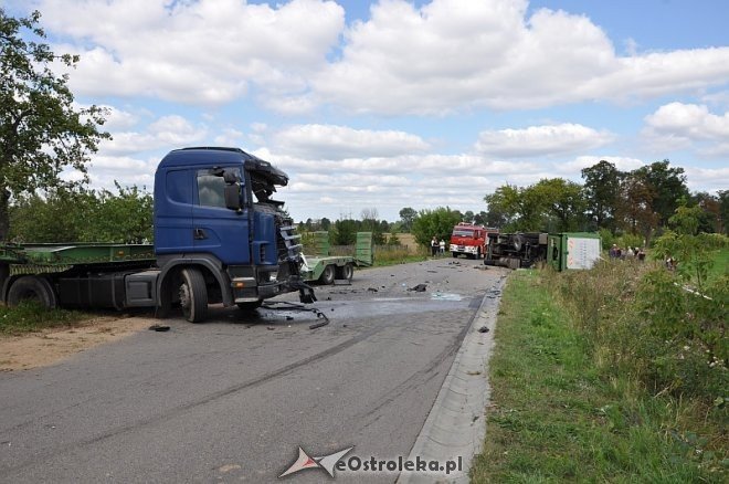 Pasieki: Wypadek z udziałem dwóch tirów [26.08.2013] - zdjęcie #22 - eOstroleka.pl