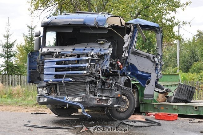 Pasieki: Wypadek z udziałem dwóch tirów [26.08.2013] - zdjęcie #24 - eOstroleka.pl