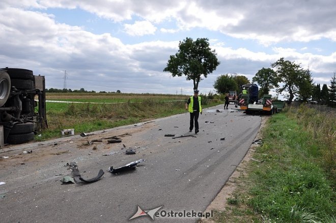 Pasieki: Wypadek z udziałem dwóch tirów [26.08.2013] - zdjęcie #29 - eOstroleka.pl