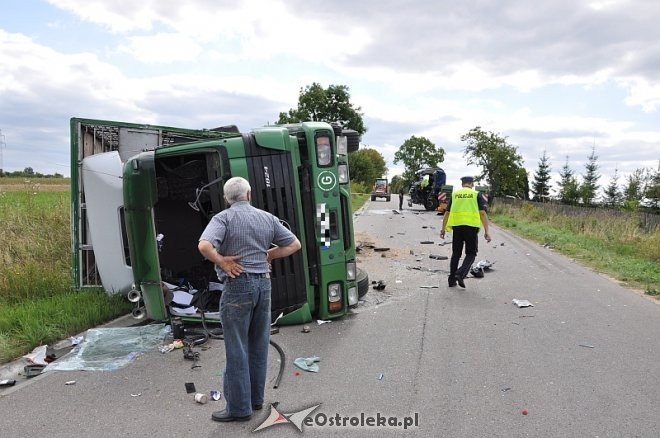 Pasieki: Wypadek z udziałem dwóch tirów [26.08.2013] - zdjęcie #30 - eOstroleka.pl