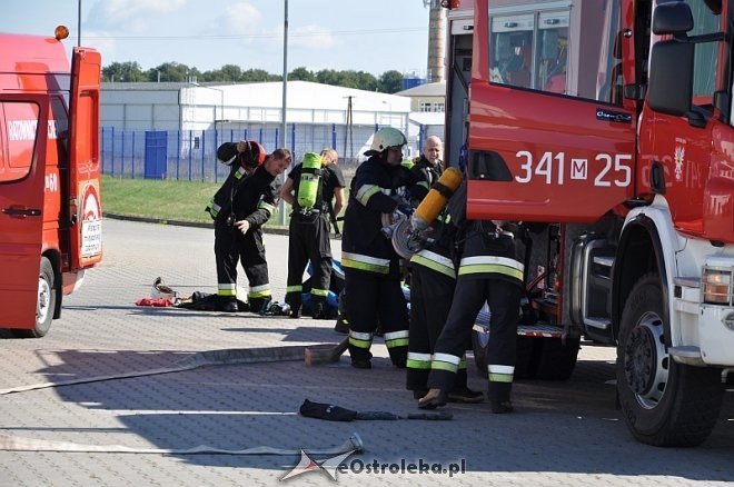 Ćwiczenia pożarnicze i ratownictwa chemiczno-medycznego w Baranowie [29.08.2013] - zdjęcie #14 - eOstroleka.pl