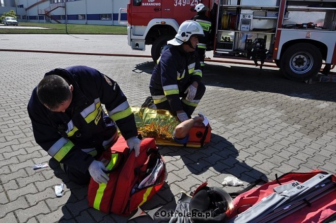 Ćwiczenia pożarnicze i ratownictwa chemiczno-medycznego w Baranowie [29.08.2013] - zdjęcie #53 - eOstroleka.pl