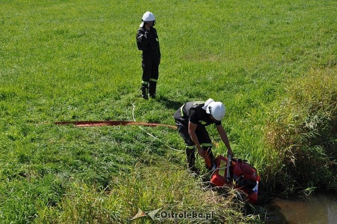 Ćwiczenia pożarnicze i ratownictwa chemiczno-medycznego w Baranowie [29.08.2013] - zdjęcie #1 - eOstroleka.pl