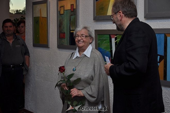 Wernisaż wystawy Wandy Wójcik pt. Malarstwo [05.09.2013] - zdjęcie #3 - eOstroleka.pl
