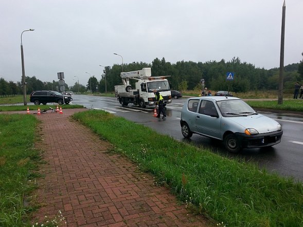 Potrącenie na pasach. Poszkodowana trafiła do szpitala [16.09.2013] - zdjęcie #4 - eOstroleka.pl