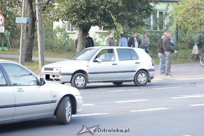 Ostrołęka: Potrącenie rowerzysty na przejściu dla pieszych [23.09.2013] - zdjęcie #4 - eOstroleka.pl