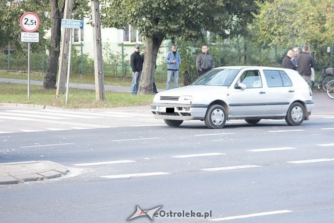 Ostrołęka: Potrącenie rowerzysty na przejściu dla pieszych [23.09.2013] - zdjęcie #2 - eOstroleka.pl